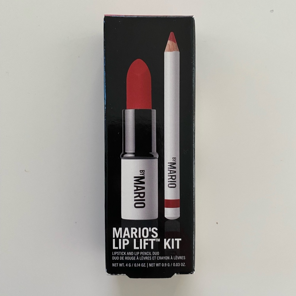 Makeup By Mario MARIO'S LIP LIFT KIT Power Red — BRAND NEW